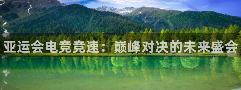 雷火电竞官网入口：亚运会电竞竞速：巅峰对决的未来盛会